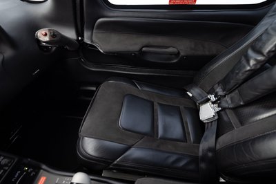 Lime green and white Cirrus SR-series aircraft detail, image N294GG-089.